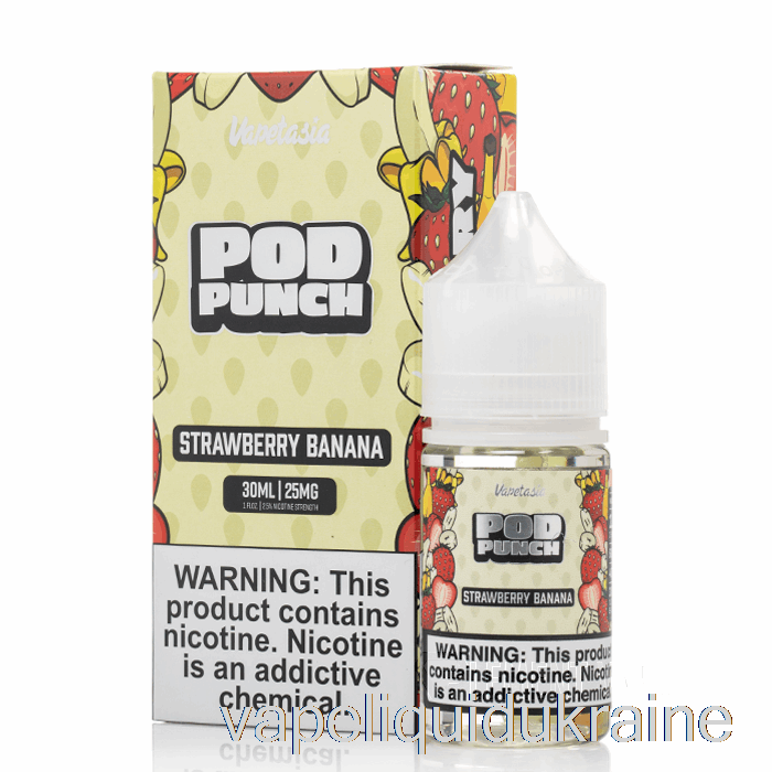 Vape Ukraine Strawberry Banana - Vapetasia POD PUNCH Salts - 30mL 50mg